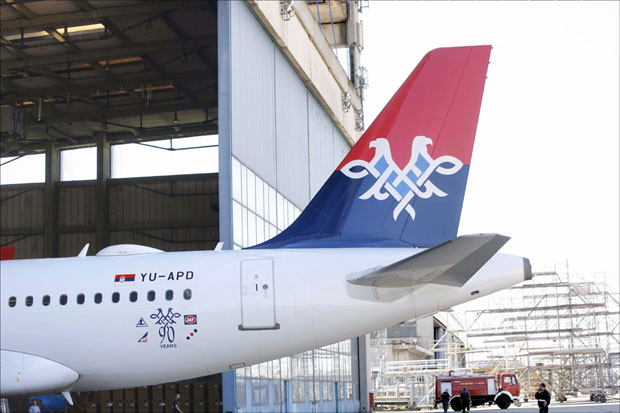 Ер Србија: Нови амблем за 90. рођендан